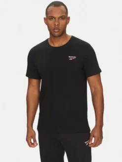 Reebok T-Shirt 100221874 Czarny Regular Fit
