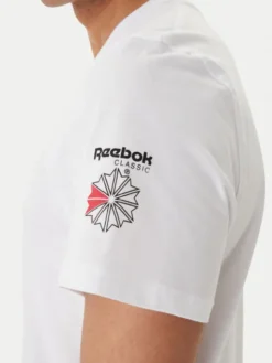 Reebok T-Shirt Harley RK25569CCM Biały Regular Fit