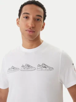 Reebok T-Shirt Harley RK25569CCM Biały Regular Fit