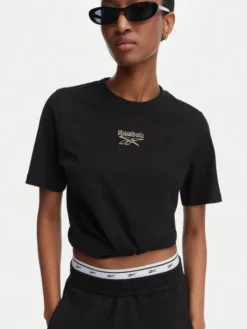 Reebok T-Shirt Nikolina RK25708CCW Czarny Regular Fit