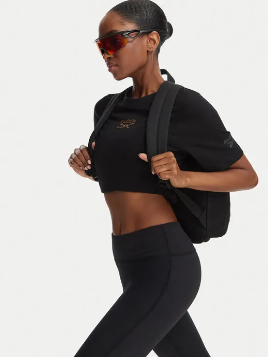 Reebok T-Shirt Nikolina RK25708CCW Czarny Regular Fit