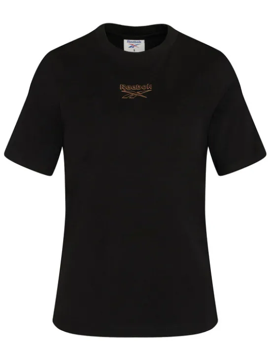 Reebok T-Shirt Nikolina RK25708CCW Czarny Regular Fit