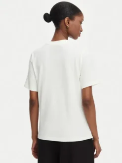 Reebok T-Shirt Nikolina RK25708CCW Kremowy Regular Fit