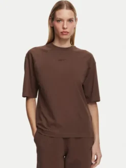 Reebok T-Shirt Reebok X Ewa Chodakowska Mila RK25977CCW Brązowy Regular Fit