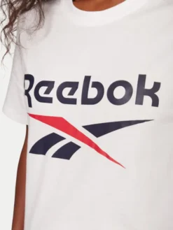 Reebok T-Shirt RK25173CCW Biały Regular Fit