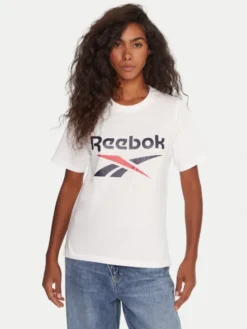 Reebok T-Shirt RK25173CCW Biały Regular Fit