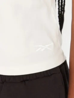 Reebok T-Shirt RK25309CCW Biały Slim Fit