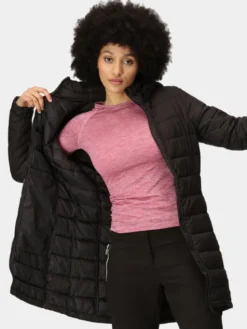 Regatta Kurtka zimowa Starler RWN208 Czarny Regular Fit