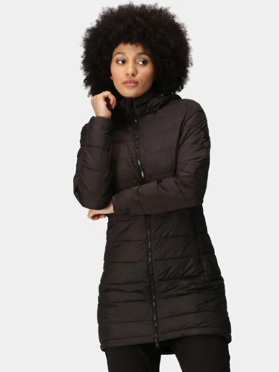 Regatta Kurtka zimowa Starler RWN208 Czarny Regular Fit