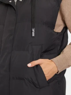 REPLAY Bezrękawnik W7858 .000.84998 Czarny Regular Fit