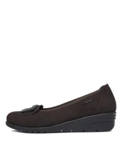 Rieker Baleriny CEO-L5362-25 Brązowy ciemny
