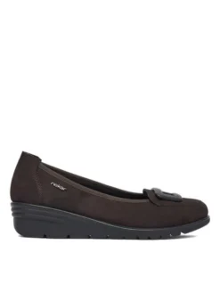 Rieker Baleriny CEO-L5362-25 Brązowy ciemny