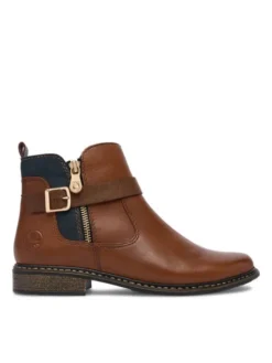 Rieker Botki CEO-Z4959-22 Beżowy jasny