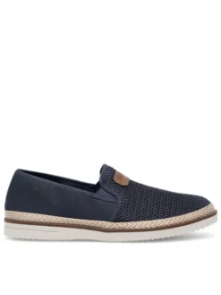 Rieker Espadryle B2366-14 Niebieski