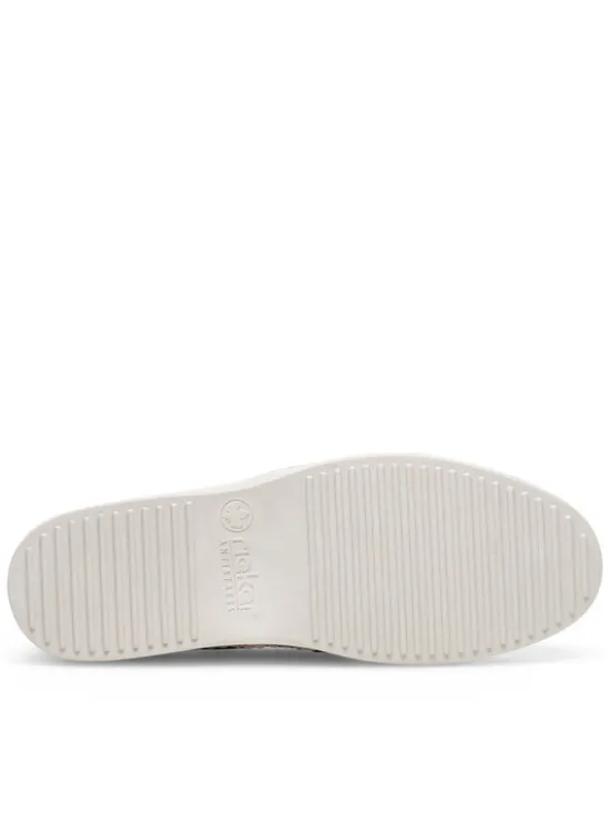 Rieker Espadryle B2366-14 Niebieski