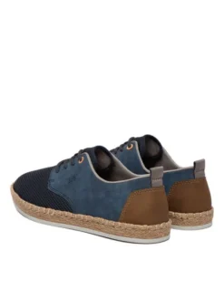 Rieker Espadryle CEO-B2648-14 Granatowy