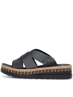 Rieker Espadryle V7989-00 Czarny