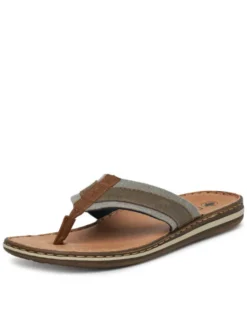 Rieker Japonki CEO-21095-42 Beżowy ciemny
