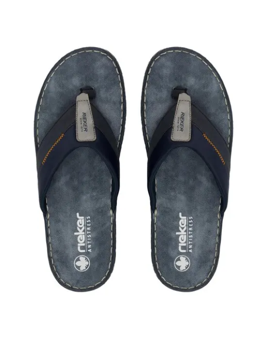 Rieker Japonki 21097-14 Granatowy