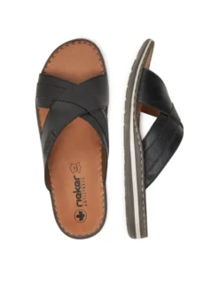Rieker Klapki CEO-21082-00 Czarny