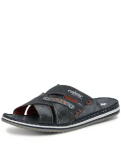 Rieker Klapki 21599-14 Granatowy