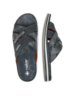 Rieker Klapki 21599-14 Granatowy