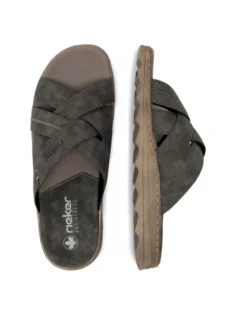 Rieker Klapki 21690-45 Szary