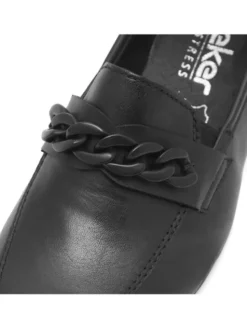Rieker Loafersy 41660-00 Czarny