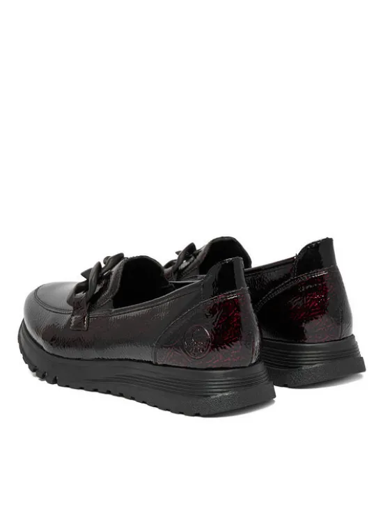 Rieker Mokasyny CEO-49051-35 Bordowy