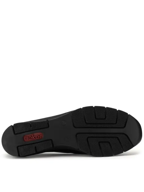 Rieker Półbuty 53752-00 Czarny