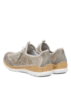 Rieker Półbuty N42K6-40 Szary