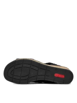 Rieker Sandały CEO-63791-01 Czarny
