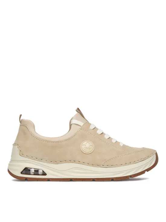 Rieker Sneakersy 44562-62 Beżowy