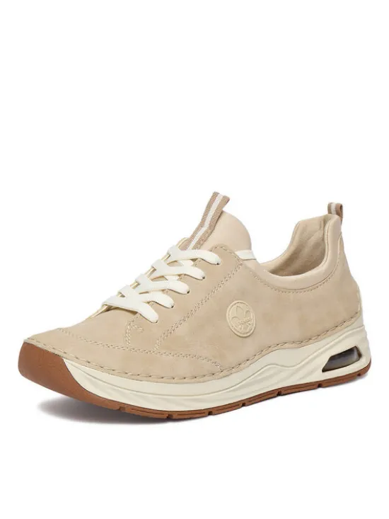 Rieker Sneakersy 44562-62 Beżowy