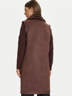 Rinascimento Bezrękawnik CFC0122206003 Brązowy Regular Fit