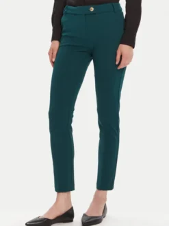 Rinascimento Chinosy CFC0126226003 Zielony Slim Fit