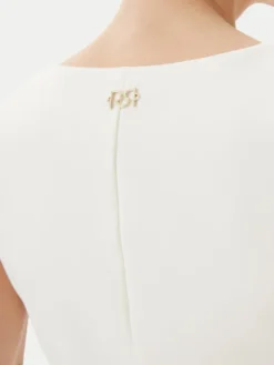 Rinascimento Kamizelka CFC0123672003 Écru Regular Fit