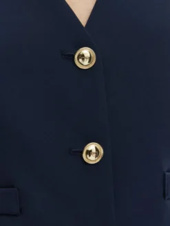 Rinascimento Kamizelka garniturowa CFC0128644003 Granatowy Regular Fit