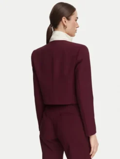 Rinascimento Marynarka CFC0130335003 Bordowy Regular Fit