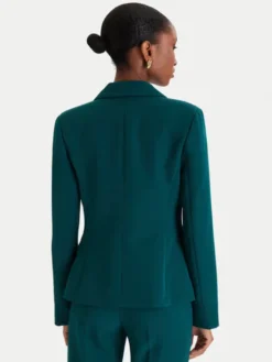Rinascimento Marynarka CFC0126227003 Zielony Slim Fit