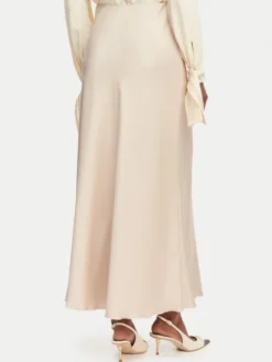 Rinascimento Spódnica maxi CFC0128467003 Beżowy Regular Fit