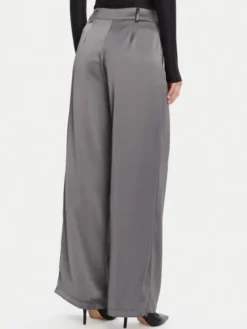 Rinascimento Spodnie palazzo CFC0124993003 Szary Wide Leg