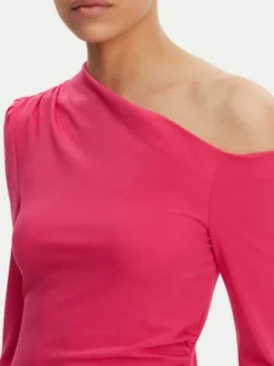 Rinascimento Sukienka koktajlowa CFC0122524003 Różowy Slim Fit