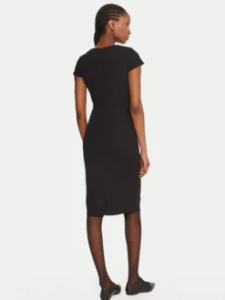 Rinascimento Sukienka koktajlowa CFC0125515003 Czarny Slim Fit
