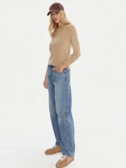 Robe di Kappa Sweter Emmy 64114YW Beżowy Regular Fit