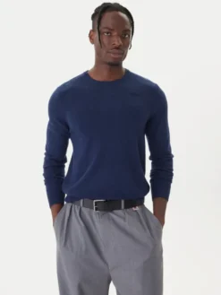 Robe di Kappa Sweter Lamb Bimberke 670477X Granatowy Regular Fit
