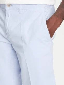 Robe di Kappa Szorty materiałowe Oris 600BTI0 Błękitny Slim Fit