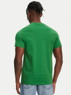 Robe di Kappa T-Shirt Luc 611187W Zielony Regular Fit