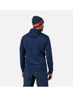 Rossignol Bluza techniczna Mid Layer Stretch Jkt Granatowy Regular Fit