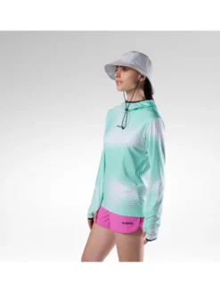 Rossignol Bluza techniczna W Westweg Sun Hoodie Zielony jasny Regular Fit